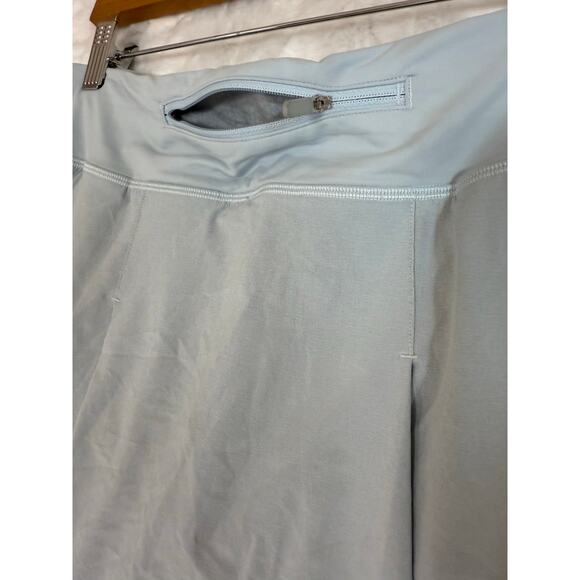 Lululemon Pace Rival Running Tennis Skirt Skort Pleat Light Powder Linen Blue 6 - Picture 8 of 12